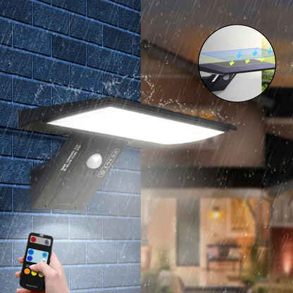  Solar Wall Light - 90 LED, Motion Sensor, Waterproof, Ideal for Outdoor Security