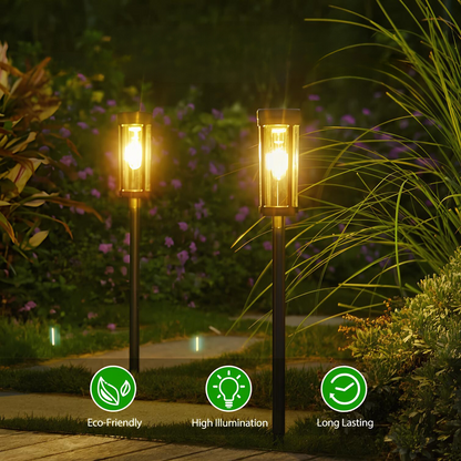 Royaleva Solar Powered Torch Light - Long Lasting Garden Illumination