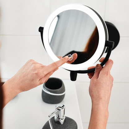 RoyaleGlow Lightup Make-Up Mirror - Touch Control with Dual Magnification