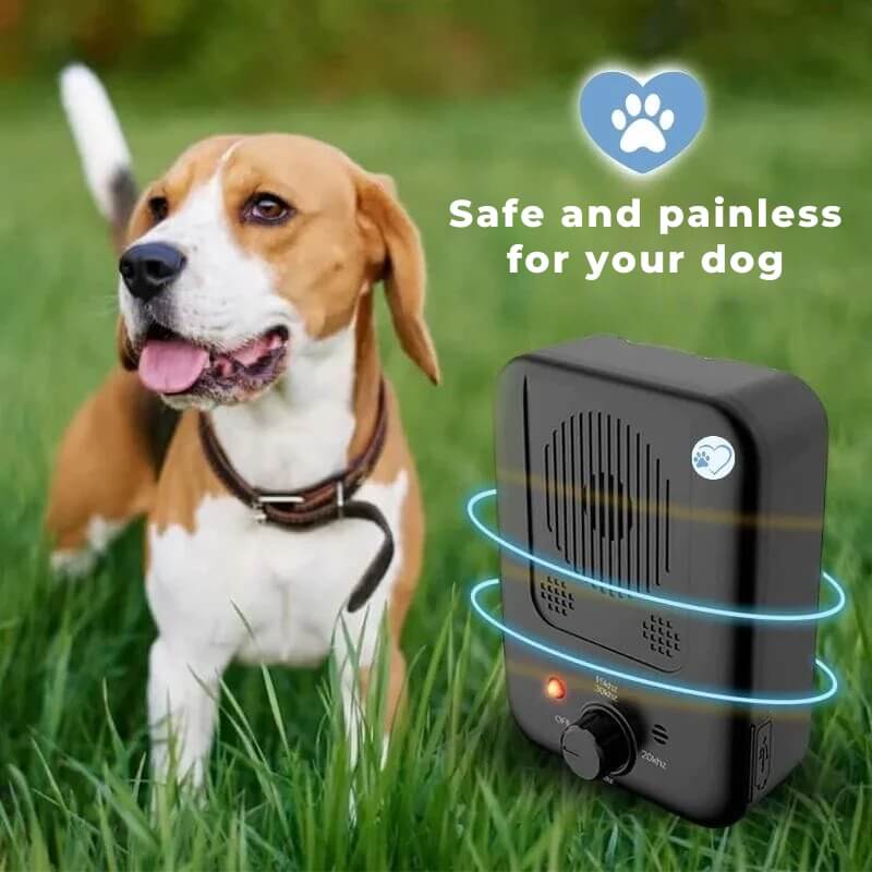 Pawellure Ultrasonic Bark Control Device - Rechargeable Anti-Barking Solution for Dogs