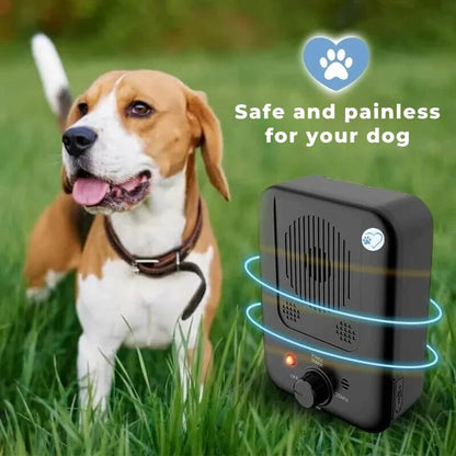 Pawellure Ultrasonic Bark Control Device - Rechargeable Anti-Barking Solution for Dogs