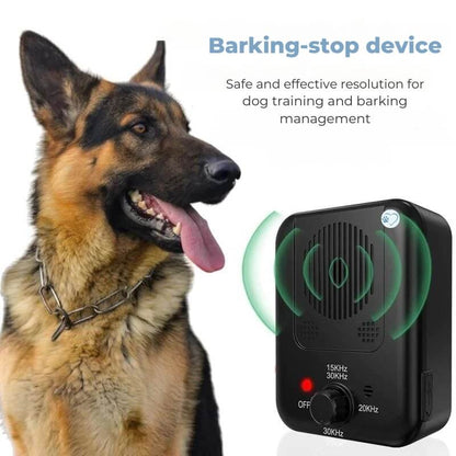 Pawellure Ultrasonic Bark Control Device - Rechargeable Anti-Barking Solution for Dogs