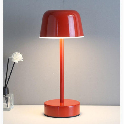 Cordless mushroom LED lamp with touch control