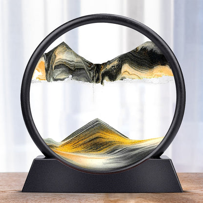 Royaleva Moving Sand Art Sculpture - LED Soothing Desktop Decor