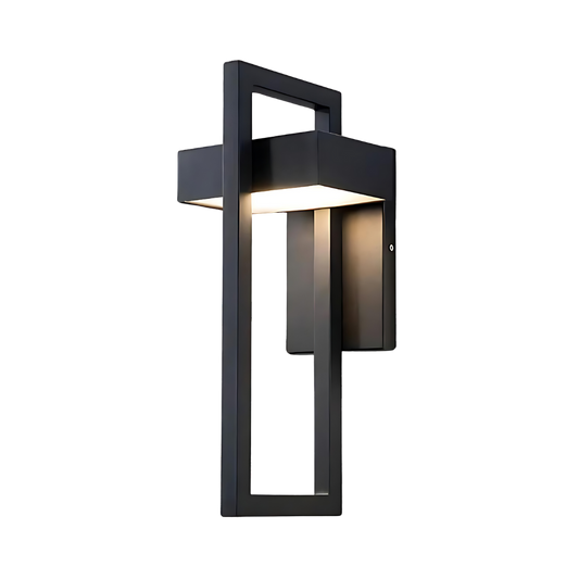 Modern outdoor wall lamp with weather-resistant design and LED lighting, perfect for patios, gardens, and balconies.