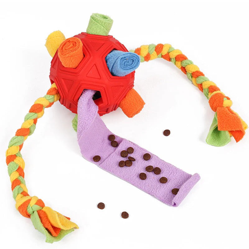 Pawellure Snuffle Toy - Interactive Dog Treat Puzzle for Mental Stimulation and Fun