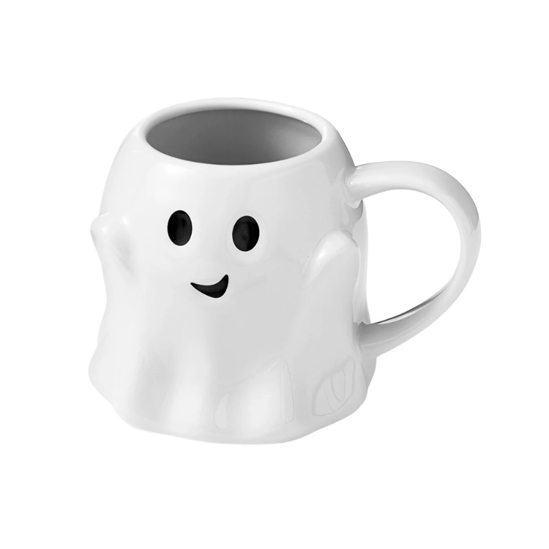 Rayvia Whimsical Halloween Mug Cute Ghost Design 14oz