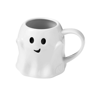 Rayvia Whimsical Halloween Mug Cute Ghost Design 14oz