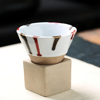 Rayvia Japanese Ceramic Coffee Cup Set of 2 Colors