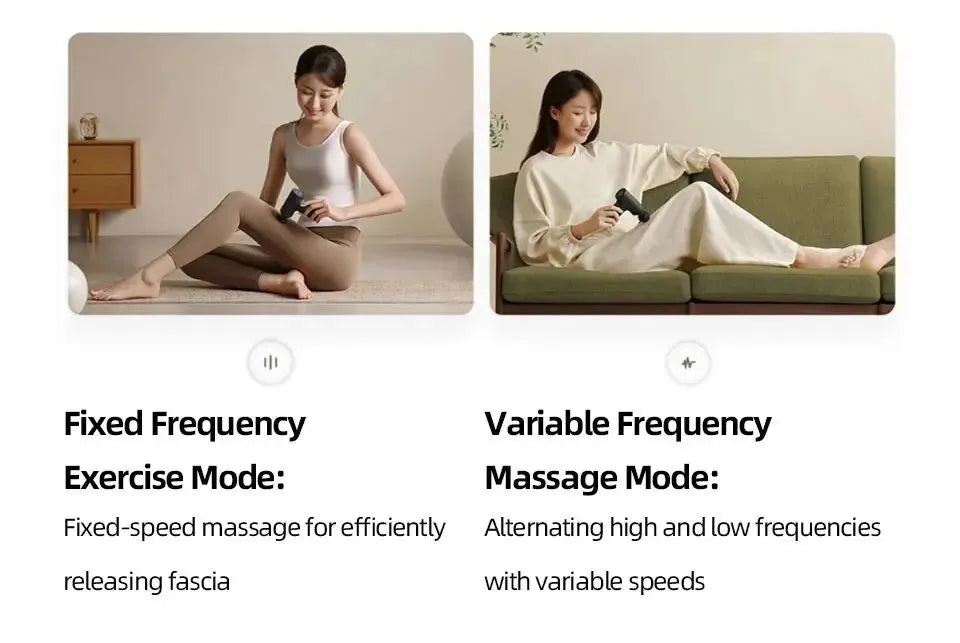 Xiaomi Mini Fascia Massage Gun – Portable 12kg Thrust, Smart Gear Memory, 2500rpm