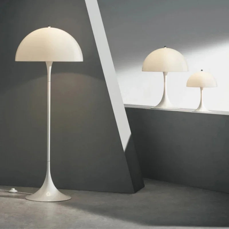 Retro Danish Table Lamp/ Floor Lamp - Iconic Mushroom Design for Modern Spaces