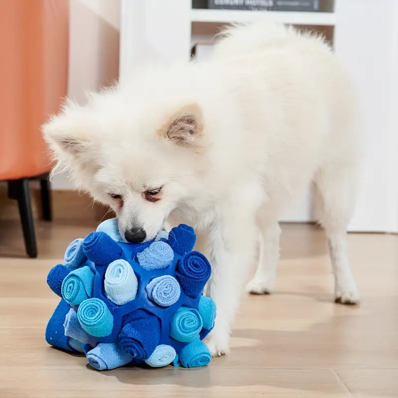 Pawelux Interactive Snuffle Dog Treat Ball - Engaging & Stimulating Toy for Happy Pets