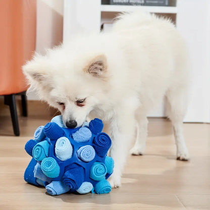 Pawelux Interactive Snuffle Dog Treat Ball - Engaging & Stimulating Toy for Happy Pets