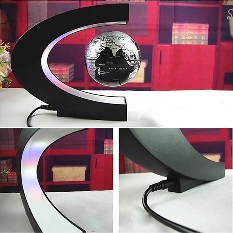 Royallure Magnetic Levitating Globe – LED Floating World Map for Desk & Décor