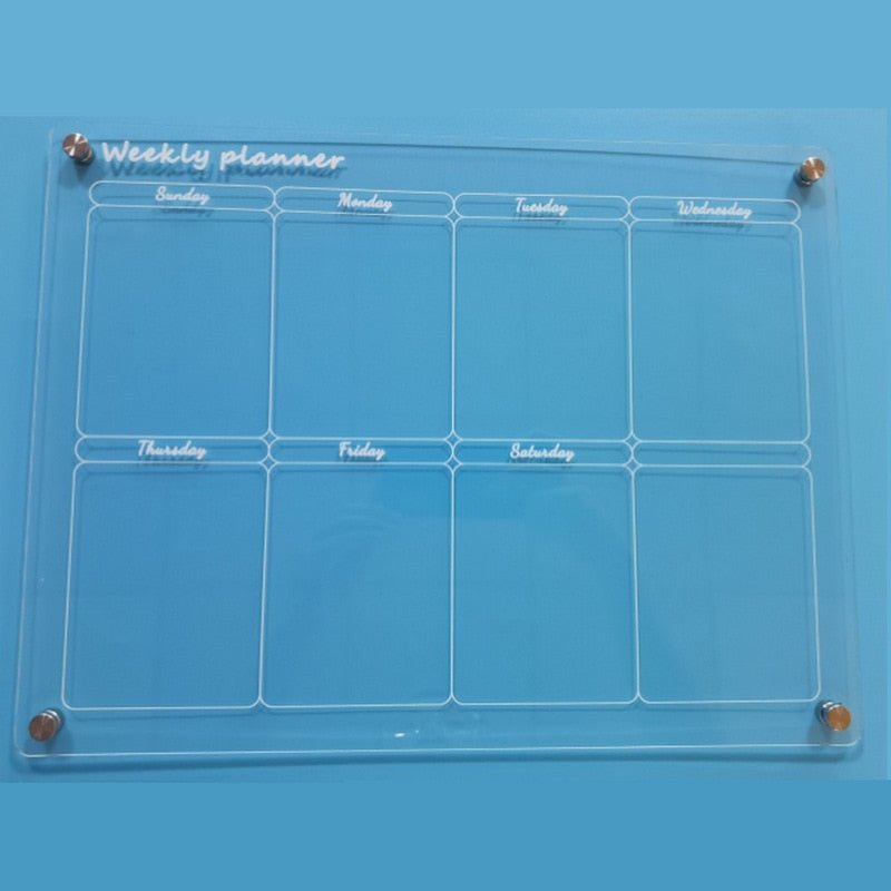 Royallure Magnetic Dry Erase Calendar Board for Fridge - Stay Organized & Plan Your Week