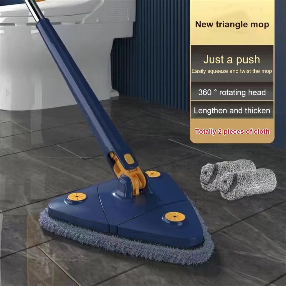 Royallure Versatile Adjustable Mop with Rotatable Spin Technology for Hardwood Floors