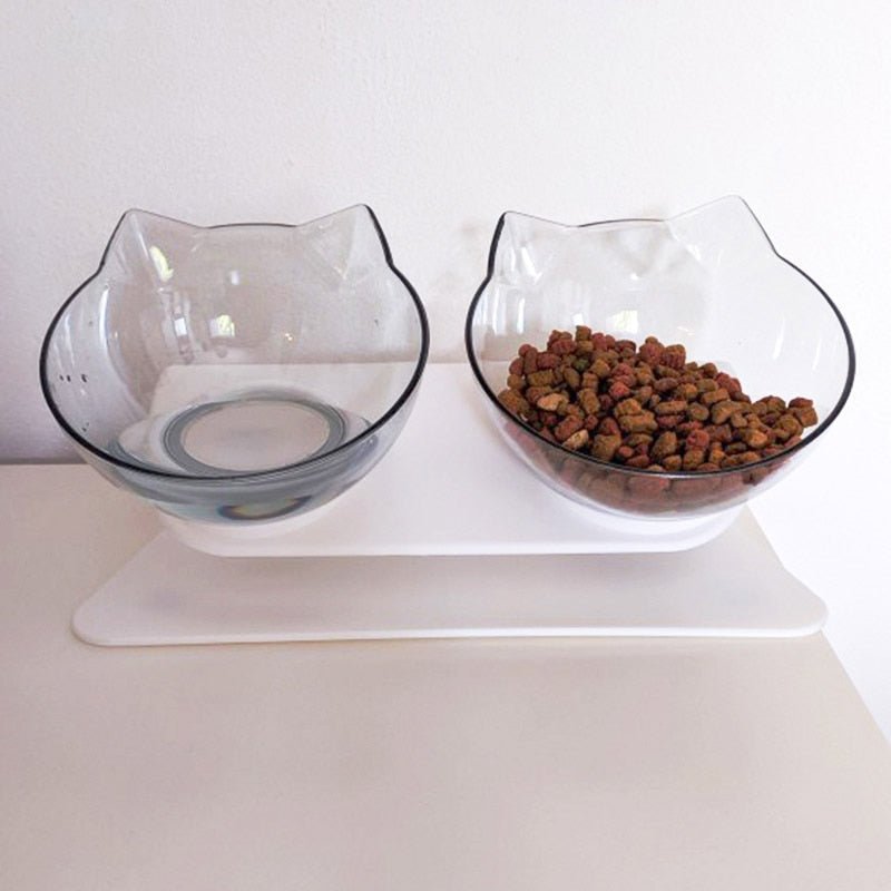 Royallure Elevated Anti-Vomiting Cat Bowl with Non-Slip Design