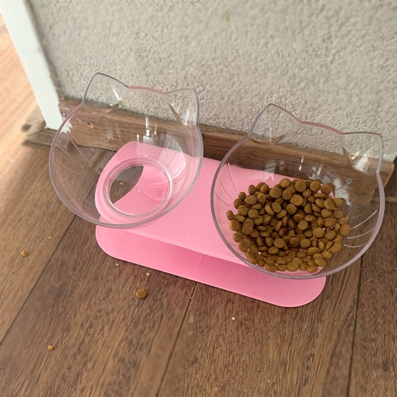 Royallure Elevated Anti-Vomiting Cat Bowl with Non-Slip Design