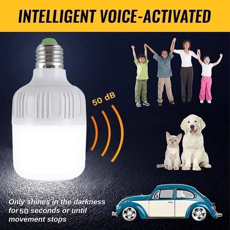 Royallure Smart Motion Sensor LED Night Lamp with Voice Activation & Radar Detection