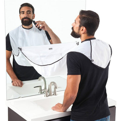 Royallure Beard Grooming Cleanup Apron - No Mess Shaving Solution with Suction Cups