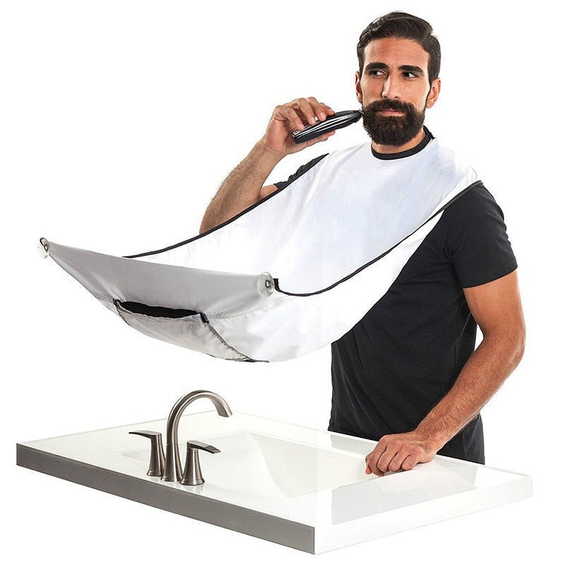 Royallure Beard Grooming Cleanup Apron - No Mess Shaving Solution with Suction Cups