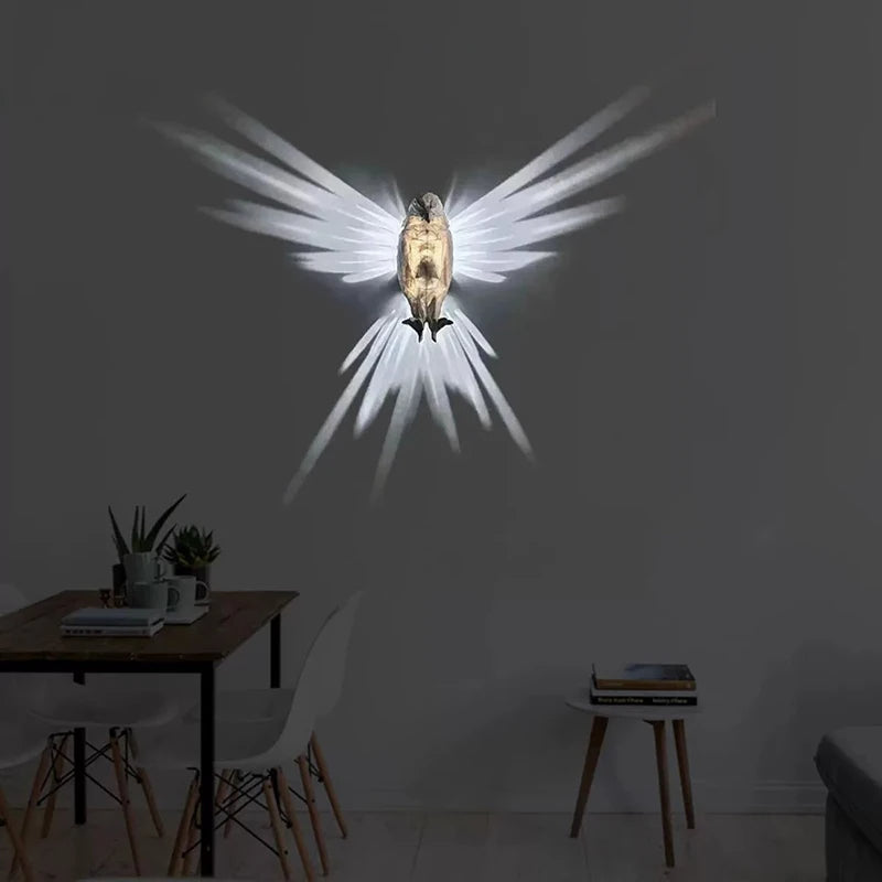 Royallure Eagle Bird Wall Lamp – Nature-Inspired Home Decor for Ambiance