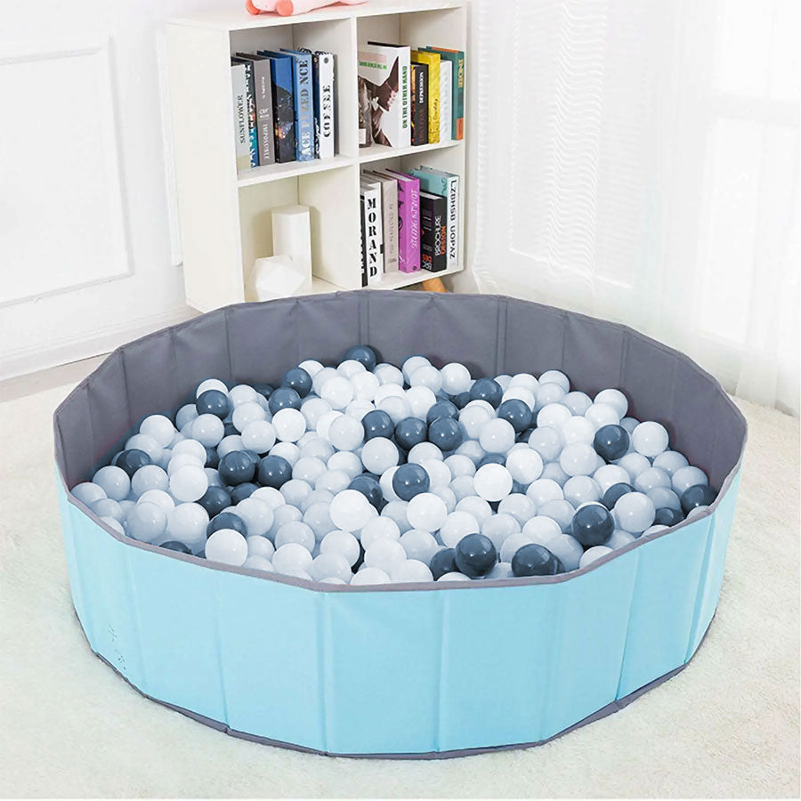 Royallure Children's Ball Pit - Indoor & Outdoor Fun with Foldable Design - Blue