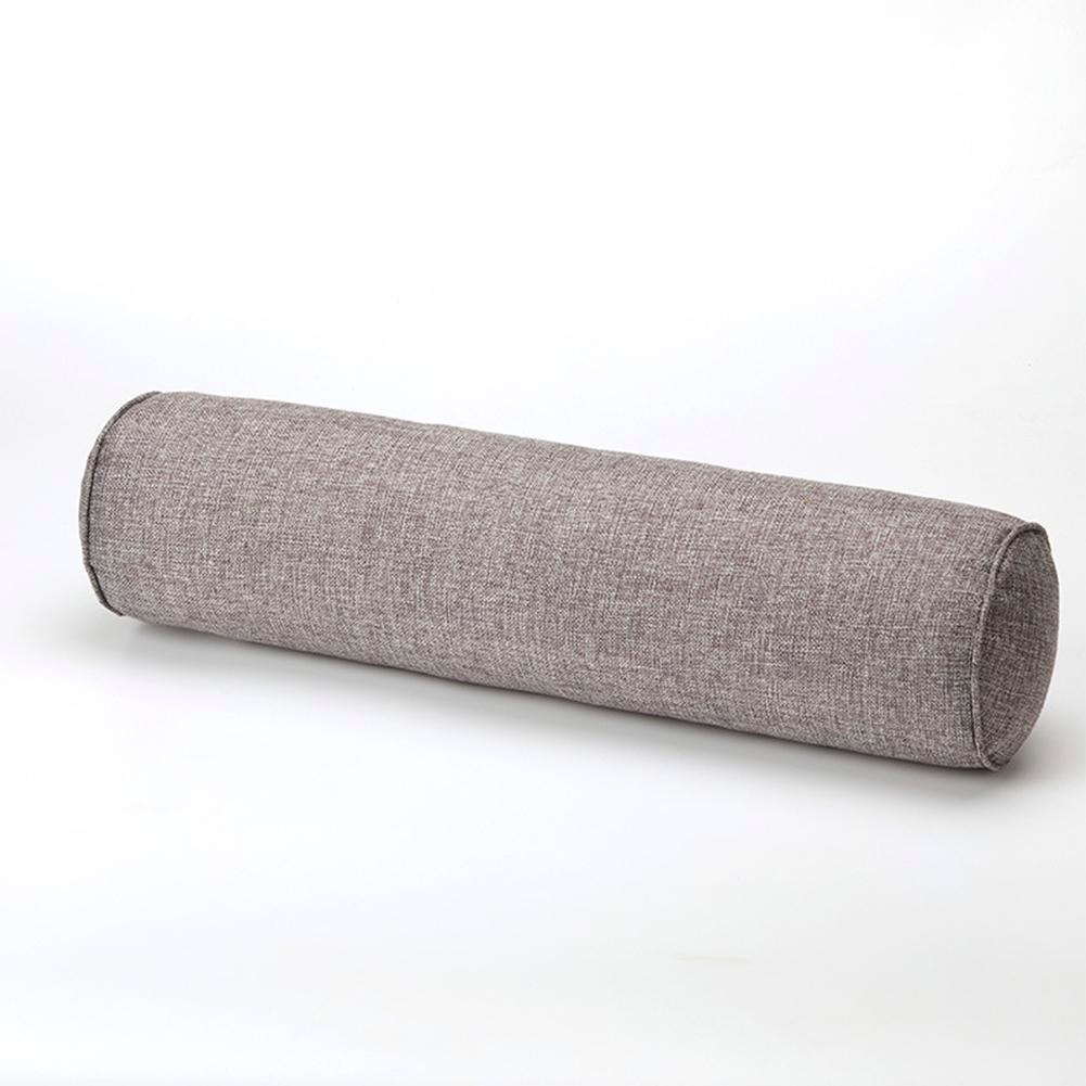 Rayvia Cylinder Bolster Pillow - Versatile Support for Bed & Sofa - Gray / 10x40cm