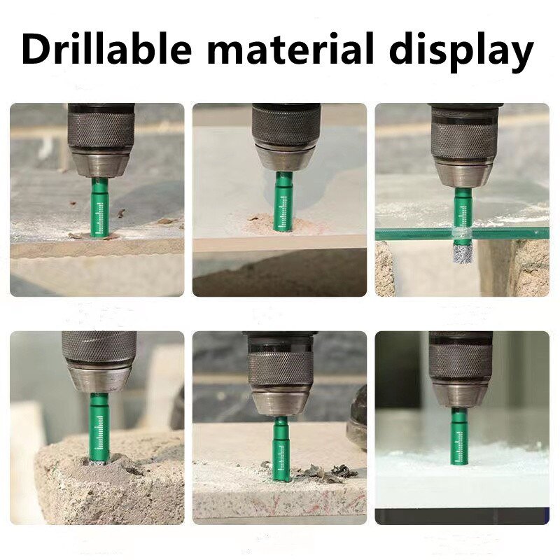 Royallure Diamond Brazed Dry Drill for Hard Materials - Precision Ceramic and Tile Cutter