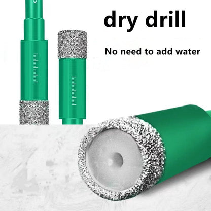 Royallure Diamond Brazed Dry Drill for Hard Materials - Precision Ceramic and Tile Cutter