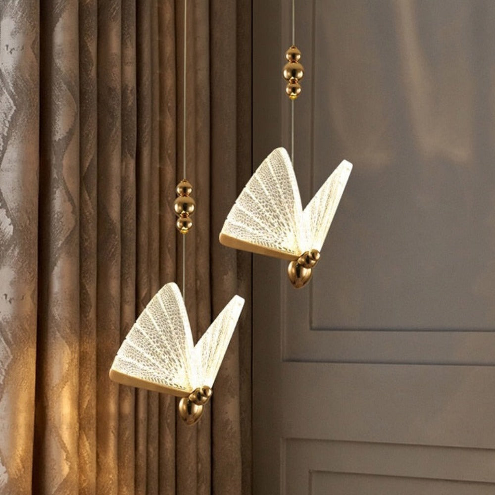 Royallure Butterfly Pendant Hanging Light Lamp Chandelier