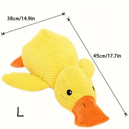 Furora Quack-Quack Calming Duck Dog Toy - Durable, Interactive Plush for All Breeds