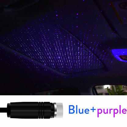 Royallure Car Roof Starry LED Interior Light – USB Flexible Ambient Lighting for Parties & Travel