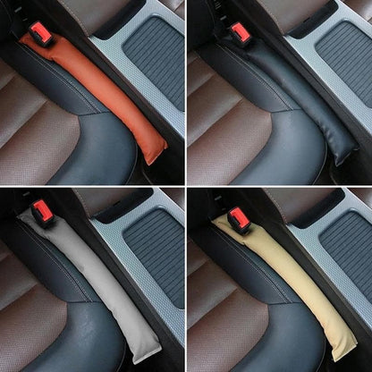 Royallure Car Seat Gap Filler - Premium PU Leather Organizer for Phones, Keys, and Essentials - Adjustable & Easy to Install