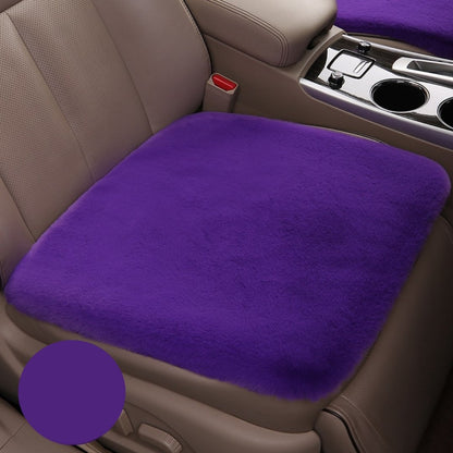 Royallure Plush Winter Car Seat Cushion - Non-Slip, Soft & Warm Protection for Leather Seats