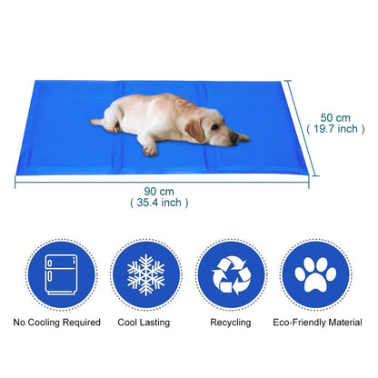 Pawelux Self-Cooling Gel Mat for Pets - Summer Comfort & Pain Relief, Heat-Resistant, Portable & Lightweight