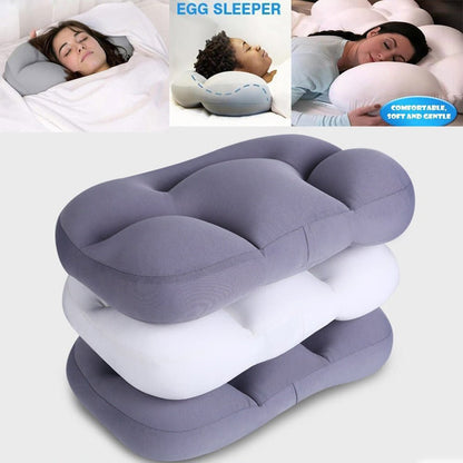 Royallure Cloud Comfort Pillow – Ergonomic Neck & Back Support for Pain-Free Sleep