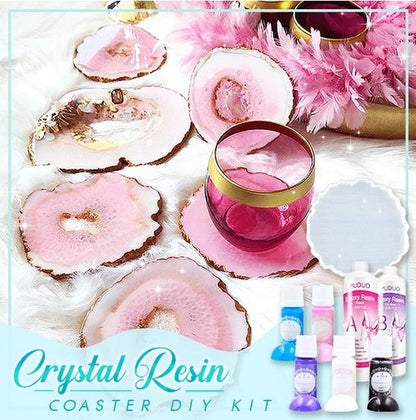 Royallure Customizable Crystal Resin Coaster DIY Kit