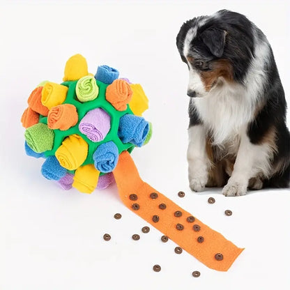 Pawelux Interactive Snuffle Dog Treat Ball - Engaging & Stimulating Toy for Happy Pets