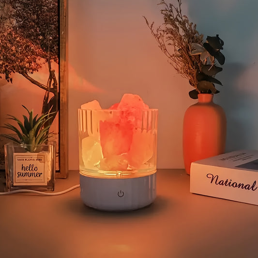 Himalayan Salt Lamp - Soft, Cozy Color-Changing Night Light for Romantic Ambiance - Default Title