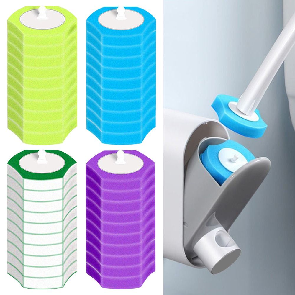 Royallure Disposable Toilet Cleaning Heads - Hygienic, Universal Fit, Eco-Friendly Replacement Brushes for Easy Bathroom Maintenance