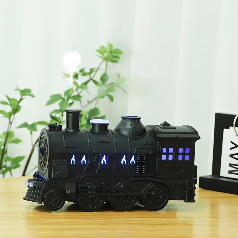 Train Essential Oil Diffuser - 300ml Cool Mist Humidifier with LED Lights, 2 Spray Modes, Auto Shut Off - Default Title