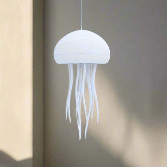 Jellyfish Lamp - Modern LED Color Changing Desk Lamp, USB Rechargeable, Adjustable Base - Hang-up