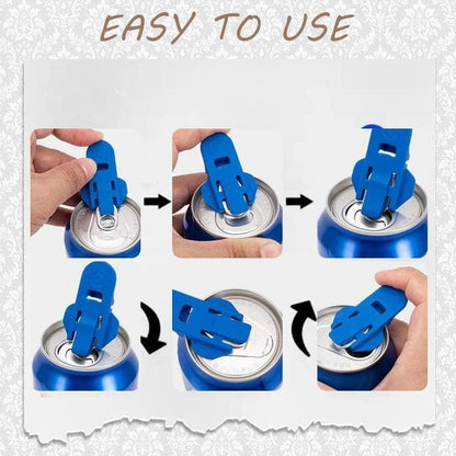 Royallure Easy Access Can Opener with Beverage Cover - No More Finger Pain & Insect-Free Drinks!