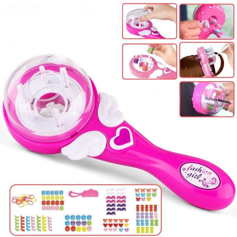 RoyaleGlow Electric Automatic Hair Braider for Kids - Quick & Easy Stylish Hairstyles