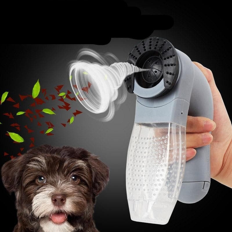 Royallure Cordless Electric Pet Grooming Vacuum Hair Remover with Massaging Brush and Attachments