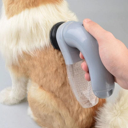 Royallure Cordless Electric Pet Grooming Vacuum Hair Remover with Massaging Brush and Attachments