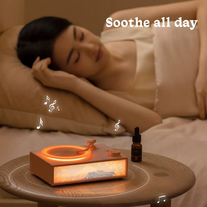 Aroma Bluetooth Speaker – Ambient Light & Essential Oil Diffuser with 360° Scent and Music