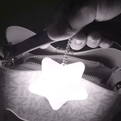 LED Handbag Light Keychain – Heart, Star & Round Touch Sensor Purse Light