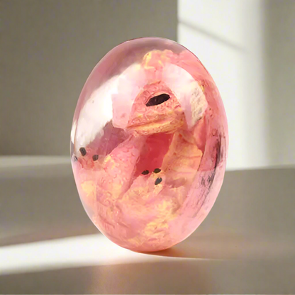 Royaleva Lava Dragon Egg Statue – Mystical Resin Ornament for Home Décor